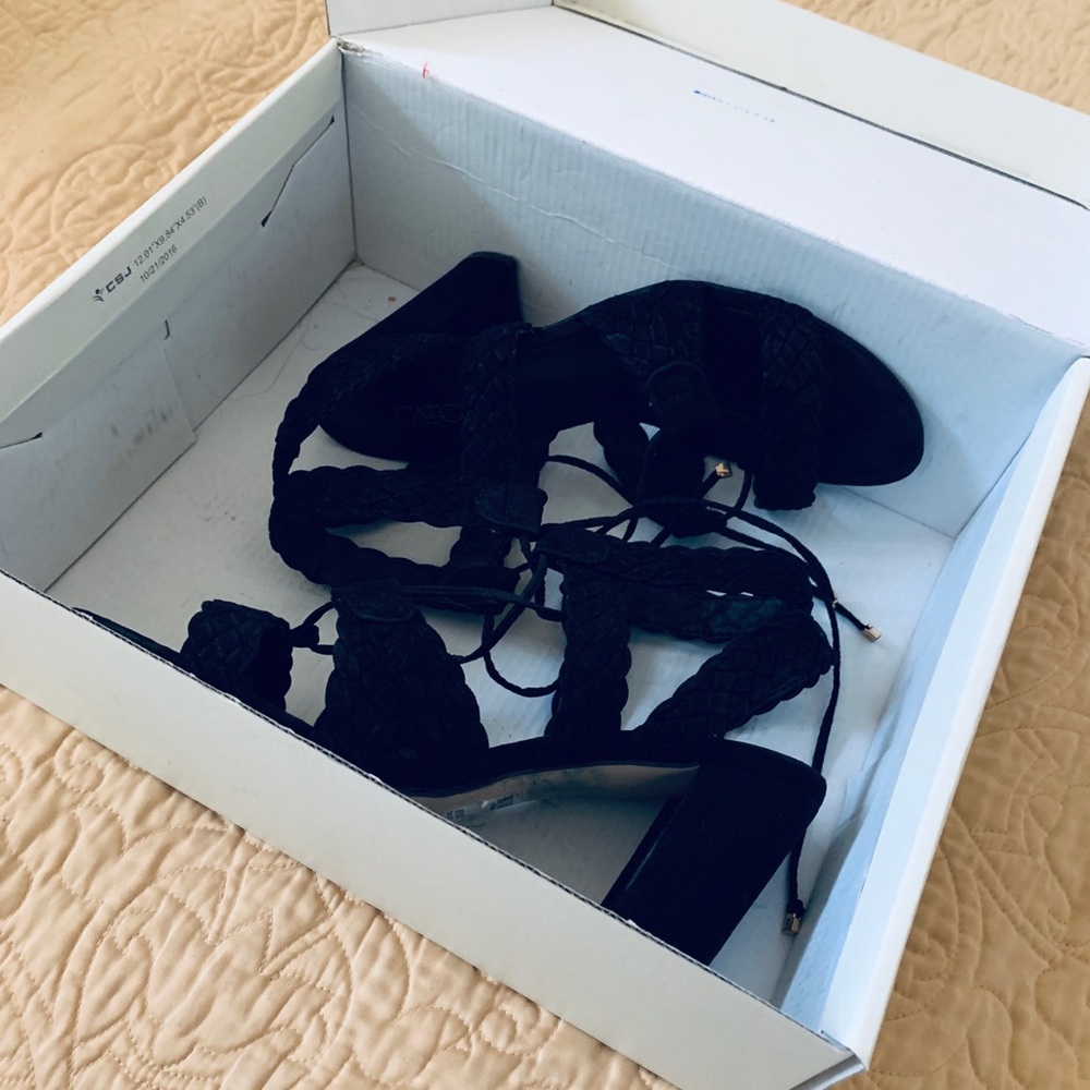 Black Cato heels